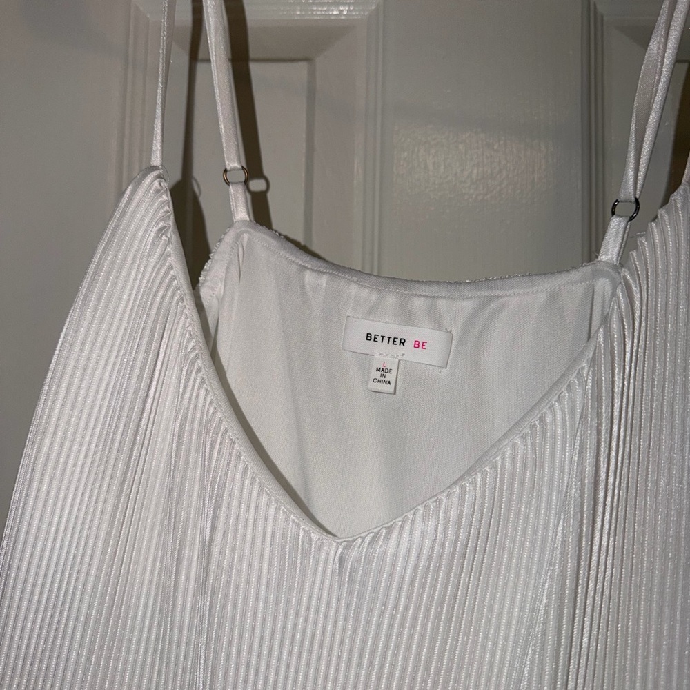 Better Be White Ruffle Mini Dress - Picture 3 of 3